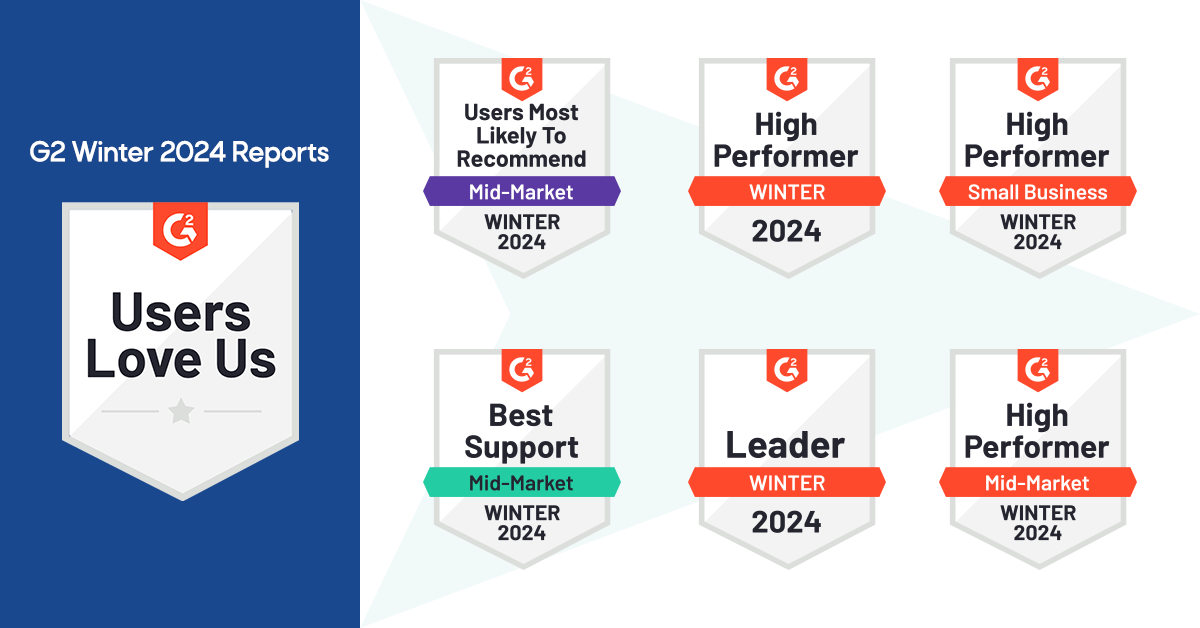 Recruiting Software Awards G2 Winter 2024